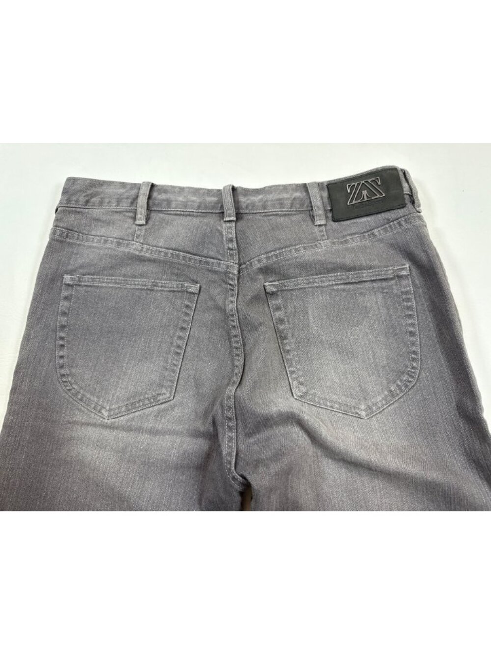 ZegnaSport Denim Project Gray Slim Fit Jeans Mens 34 98% Cotton (NN528) - Picture 10 of 10
